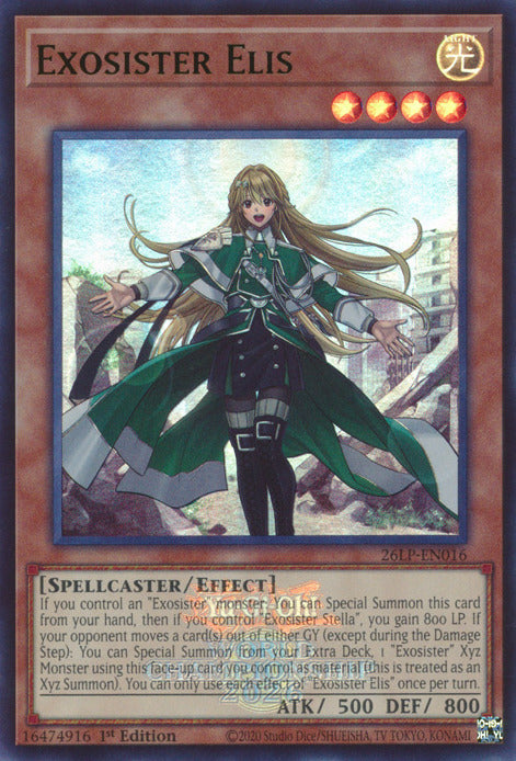Exosister Elis (Emblazoned) [26LP-EN016] Ultra Rare | Exor Games Bridgewater