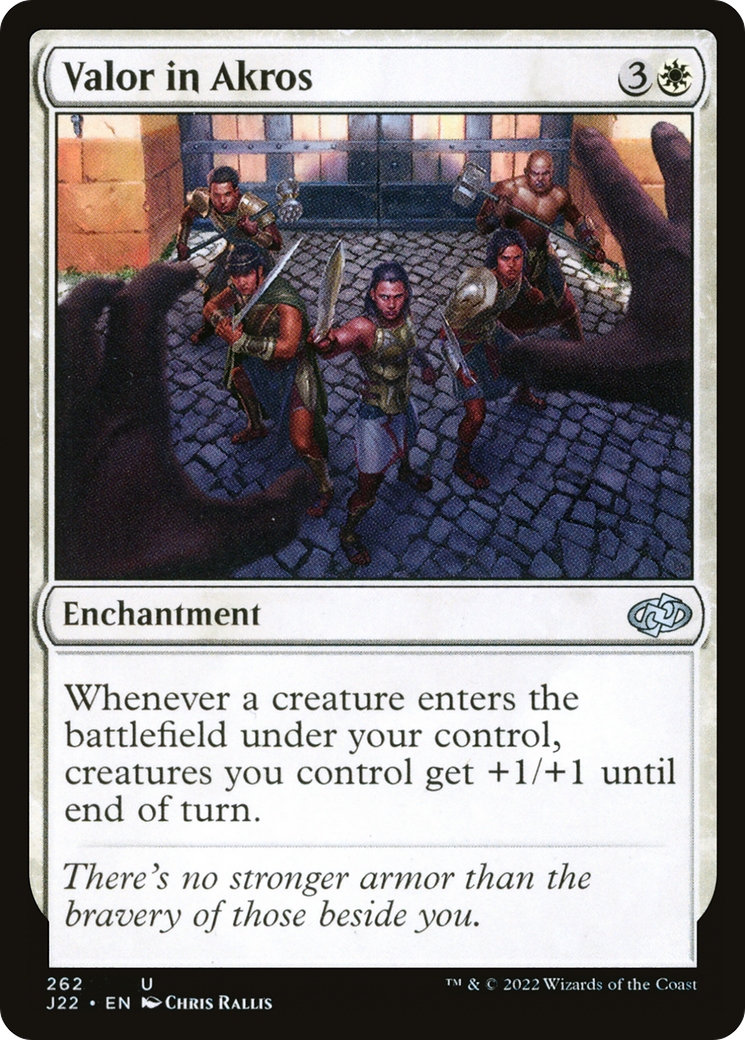 Valor in Akros [Jumpstart 2022] | Exor Games Bridgewater