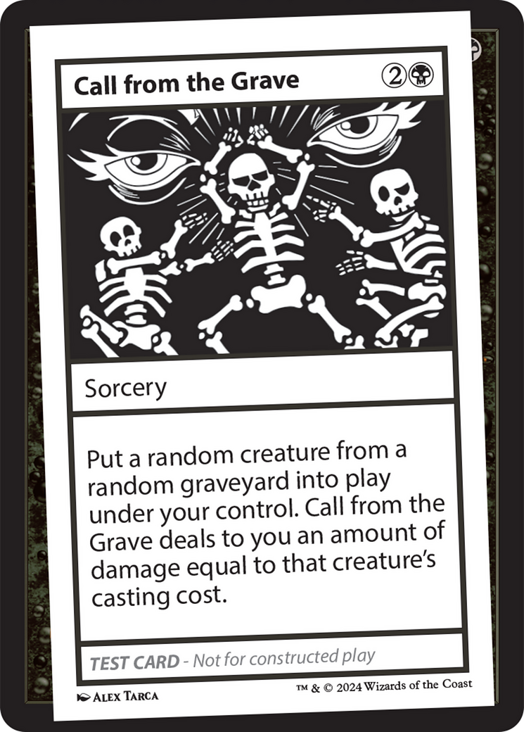 Call from the Grave [Mystery Booster 2 Playtest Cards] | Exor Games Bridgewater