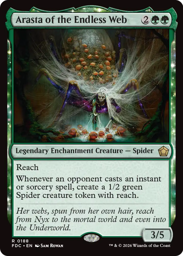 Arasta of the Endless Web [Foundations Commander] | Exor Games Bridgewater