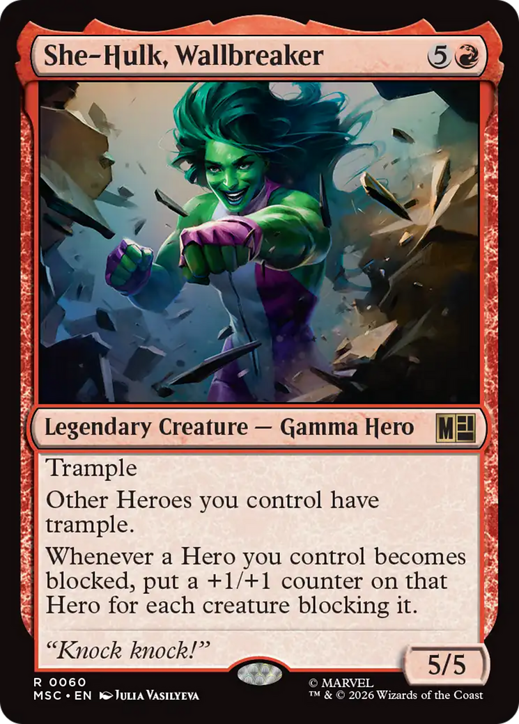 She-Hulk, Wallbreaker [Marvel Super Heroes Commander] | Exor Games Bridgewater