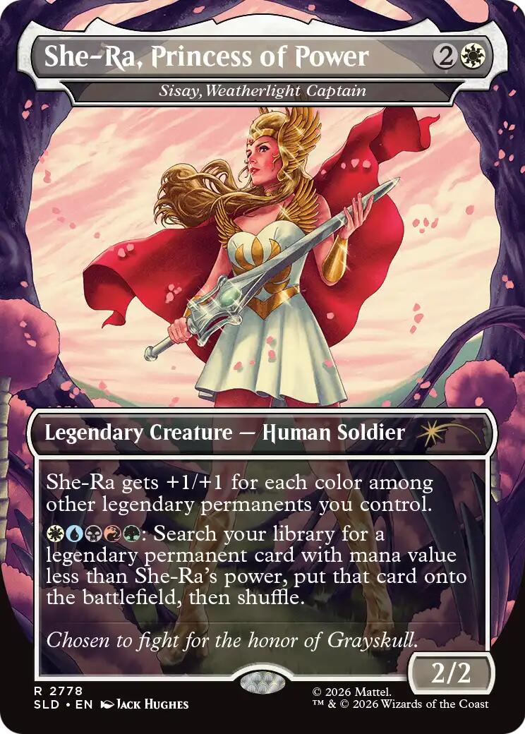 She-Ra, Princess of Power - Sisay, Weatherlight Captain [Secret Lair Drop Series] | Exor Games Bridgewater