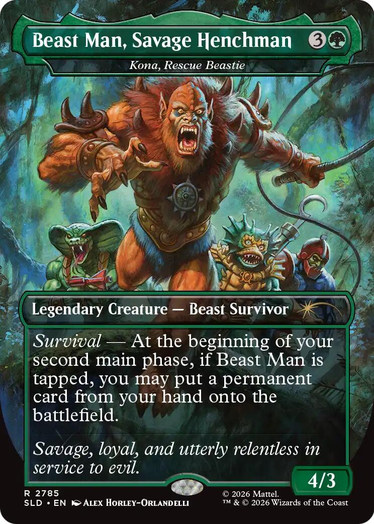 Beast Man, Savage Henchman - Kona, Rescue Beastie [Secret Lair Drop Series] | Exor Games Bridgewater