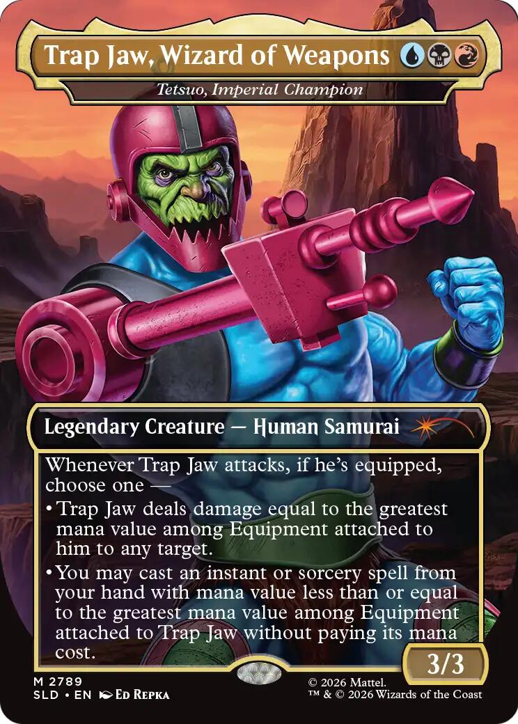 Trap Jaw, Wizard of Weapons - Tetsuo, Imperial Champion [Secret Lair Drop Series] | Exor Games Bridgewater