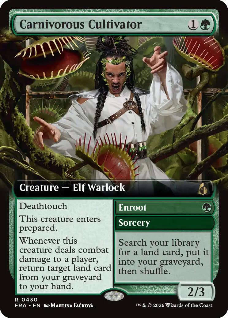 Carnivorous Cultivator (Extended Art) [Reality Fracture] | Exor Games Bridgewater