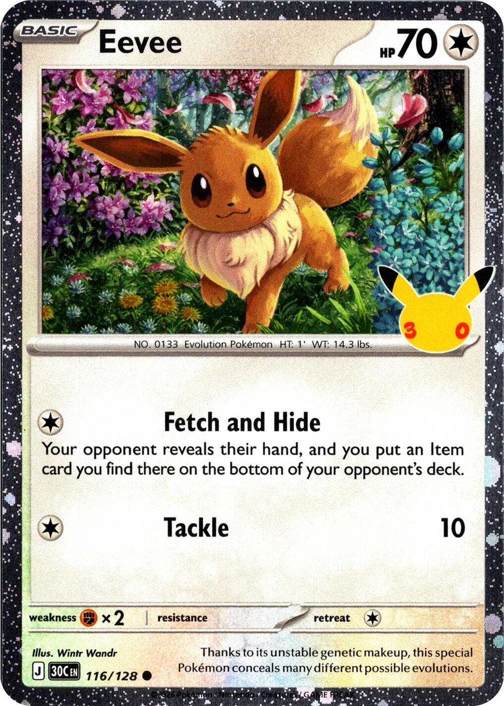 Eevee (116/128) (30th Celebration) [Mega Evolution: 30th Celebration] | Exor Games Bridgewater