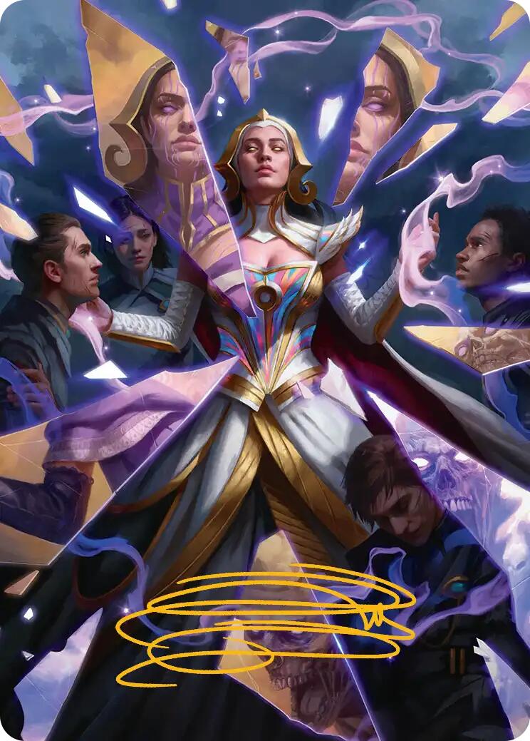 Return to the Light Realms Art Card (5/54) (Gold-Stamped Signature) [Reality Fracture Art Series] | Exor Games Bridgewater