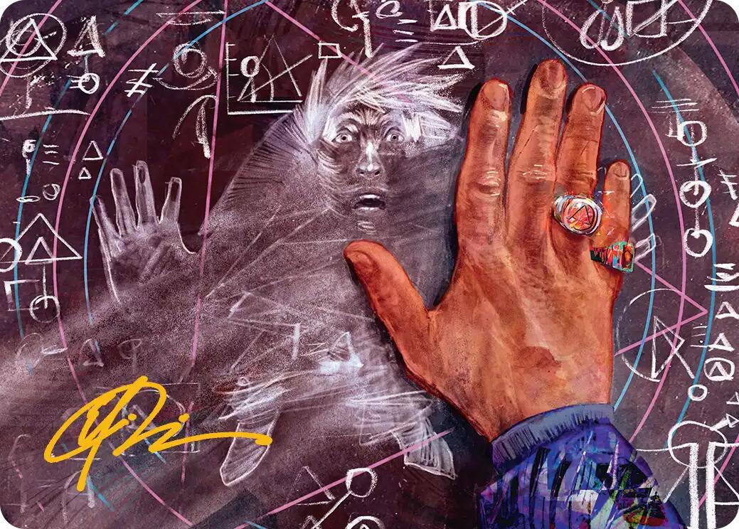 Solve for Disappointment Art Card (Gold-Stamped Signature) [Reality Fracture Art Series] | Exor Games Bridgewater