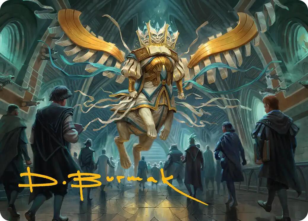 Denzilore Fatehold Art Card (Gold-Stamped Signature) [Reality Fracture Art Series] | Exor Games Bridgewater