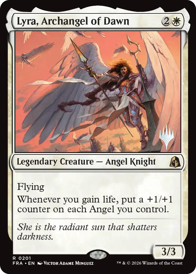 Lyra, Archangel of Dawn [Reality Fracture Promos] | Exor Games Bridgewater