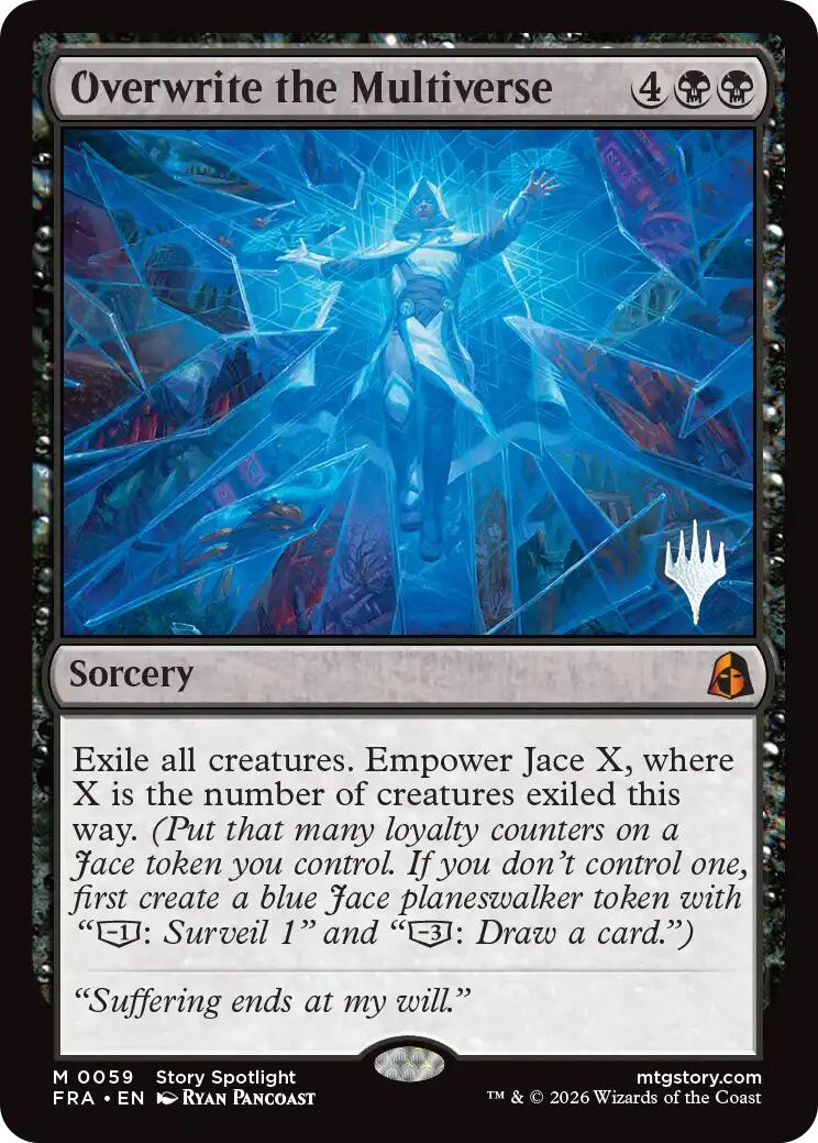 Overwrite the Multiverse [Reality Fracture Promos] | Exor Games Bridgewater