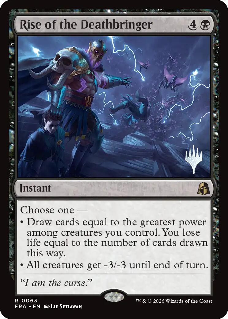 Rise of the Deathbringer [Reality Fracture Promos] | Exor Games Bridgewater