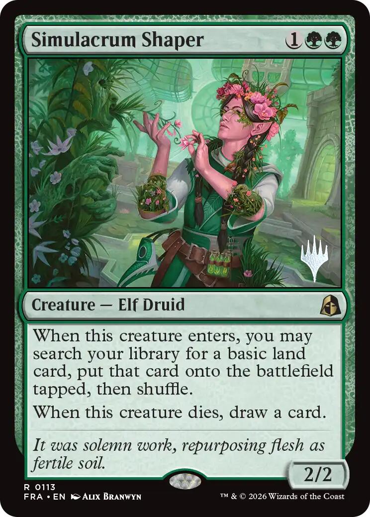 Simulacrum Shaper [Reality Fracture Promos] | Exor Games Bridgewater