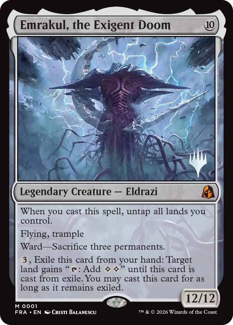 Emrakul, the Exigent Doom [Reality Fracture Promos] | Exor Games Bridgewater