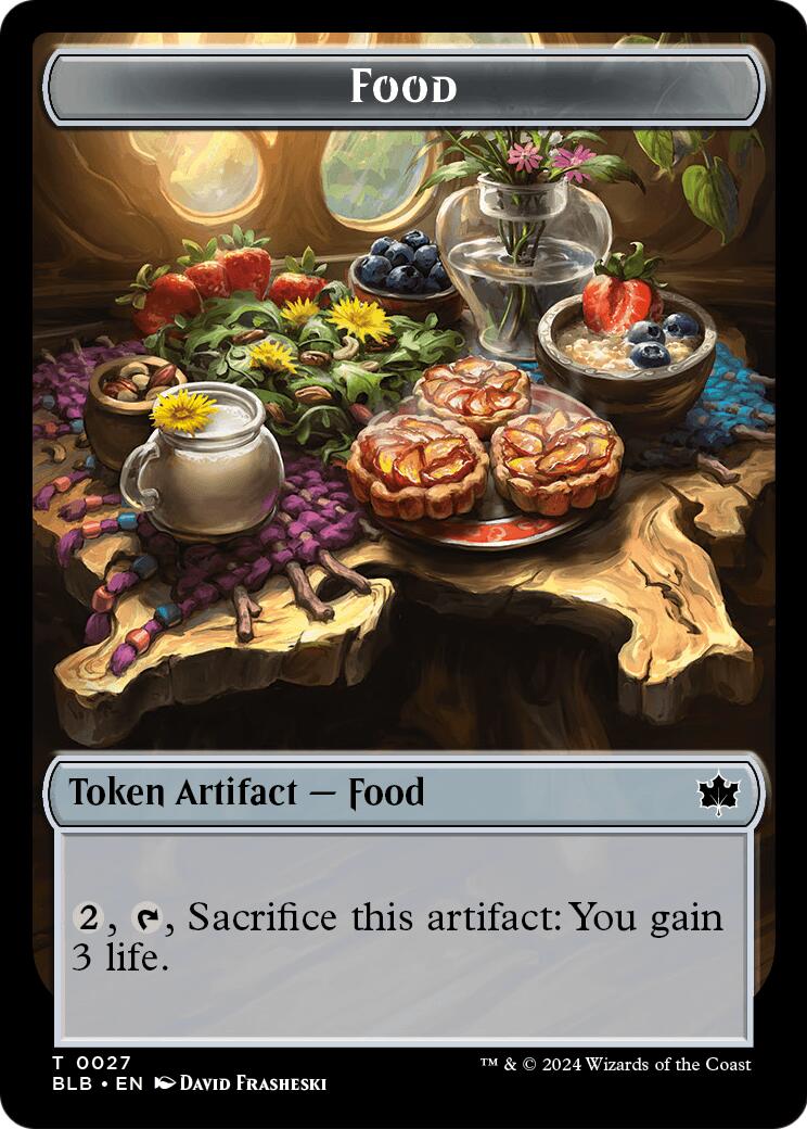 Food // Clue Token Double-Sided Token [Secrets of Strixhaven Tokens] | Exor Games Bridgewater