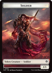 Soldier // Map Double-Sided Token [Reality Fracture Commander Tokens] | Exor Games Bridgewater