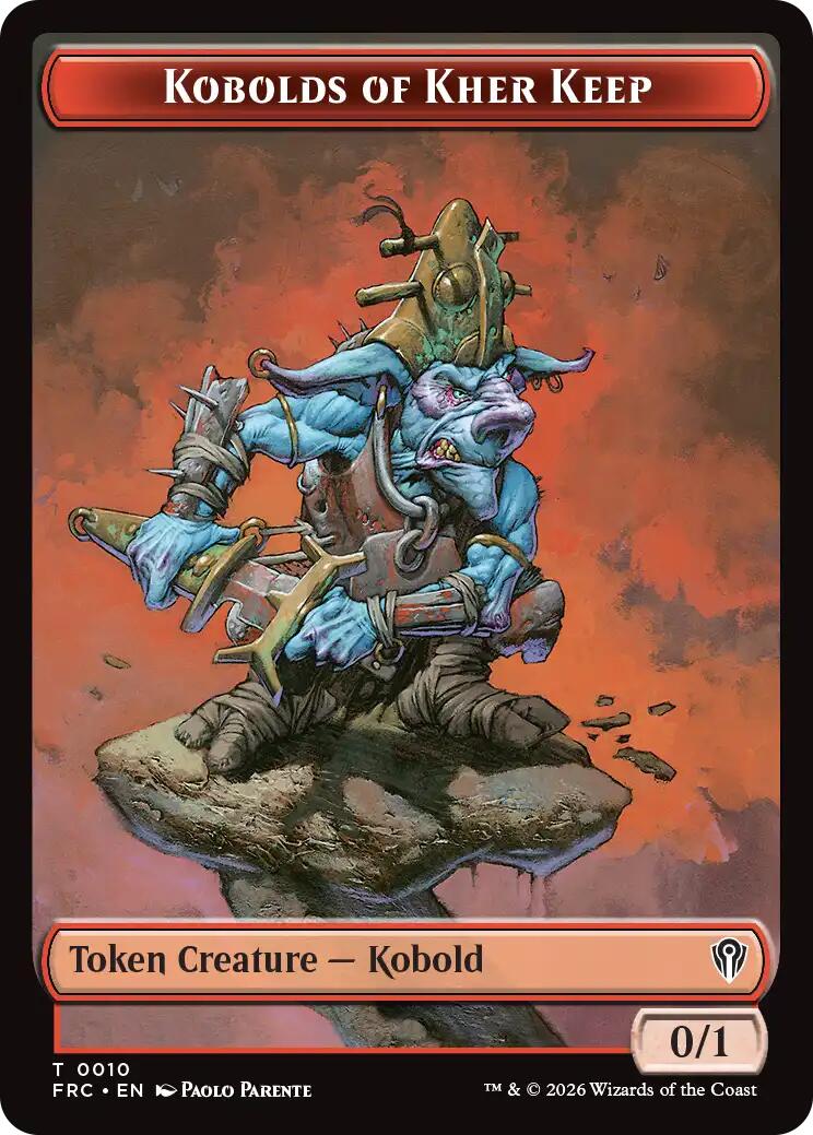 Kobolds of Kher Keep // Phyrexian Mite Double-Sided Token [Reality Fracture Commander Tokens] | Exor Games Bridgewater