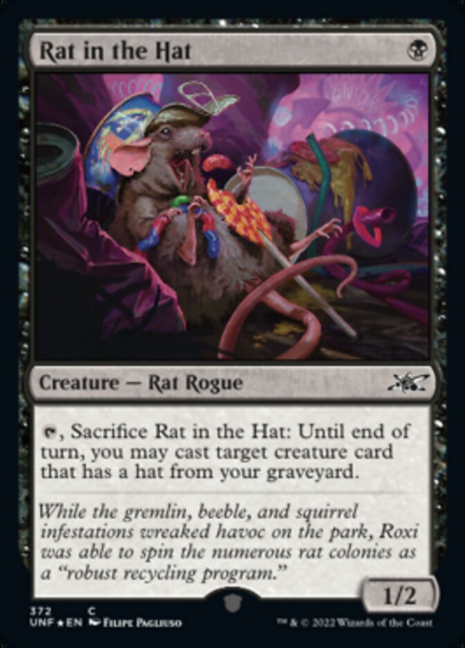 Rat in the Hat (Galaxy Foil) [Unfinity] | Exor Games Bridgewater