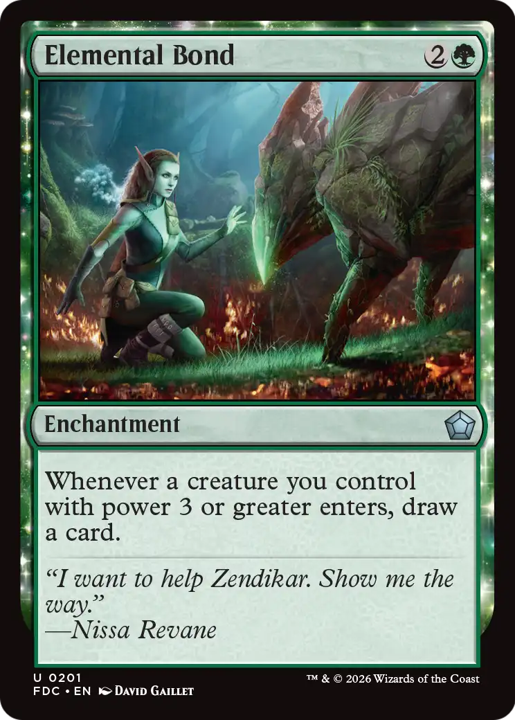 Elemental Bond [Foundations Commander] | Exor Games Bridgewater