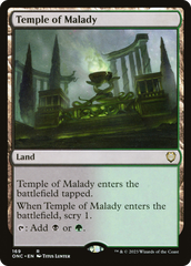 Temple of Malady [Phyrexia: All Will Be One Commander] | Exor Games Bridgewater