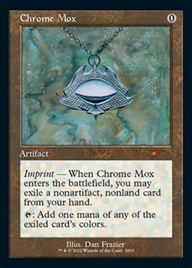 Chrome Mox (Retro) [Secret Lair Countdown Kit] | Exor Games Bridgewater