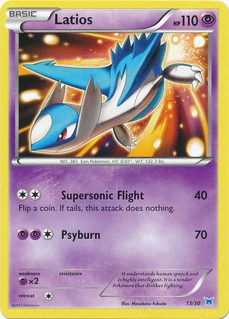 Latios (13/30) [XY: Trainer Kit 2 - Latios] | Exor Games Bridgewater