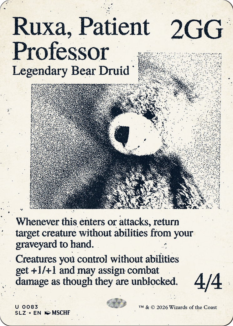 Ruxa, Patient Professor (0083) [Secret Lair x MSCHF: The Zeta Set] | Exor Games Bridgewater