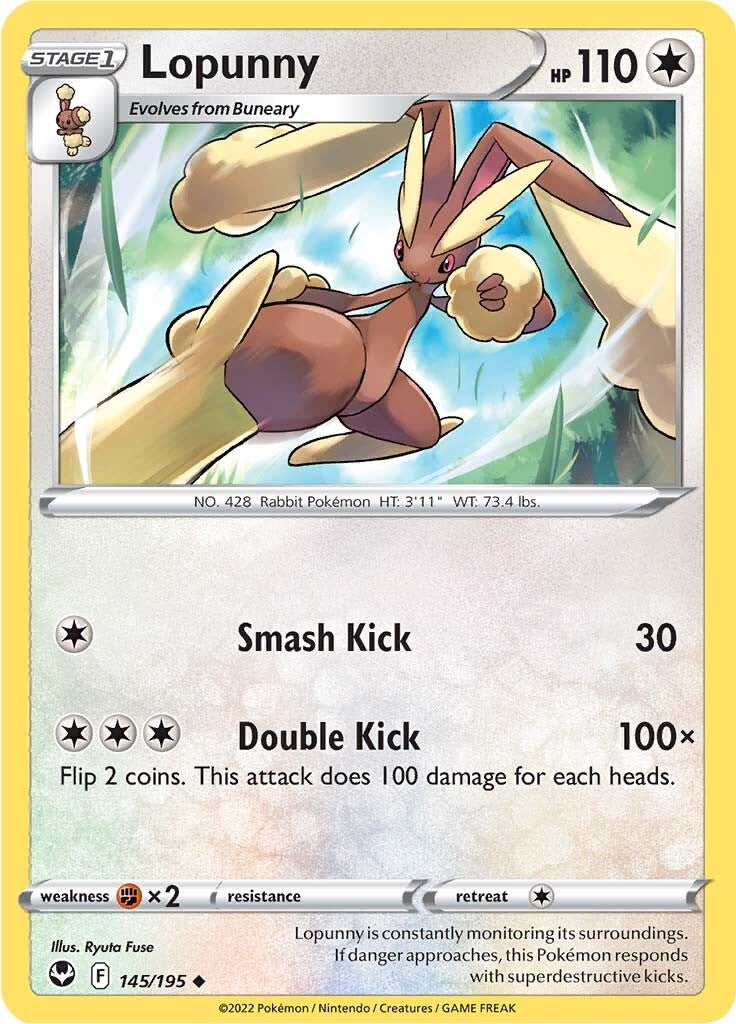 Lopunny (145/195) [Sword & Shield: Silver Tempest] | Exor Games Bridgewater