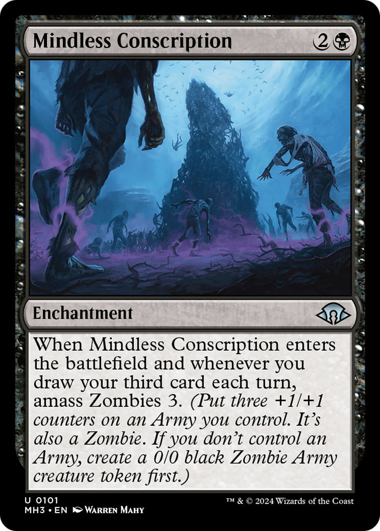 Mindless Conscription [Modern Horizons 3] | Exor Games Bridgewater