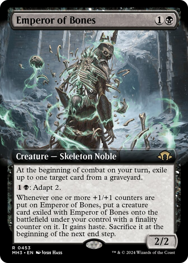 Emperor of Bones (Extended Art) [Modern Horizons 3] | Exor Games Bridgewater