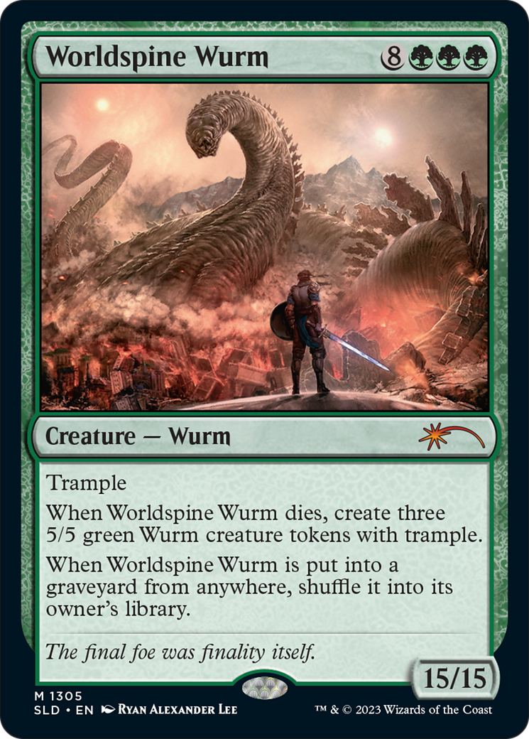 Worldspine Wurm [Secret Lair Drop Series] | Exor Games Bridgewater