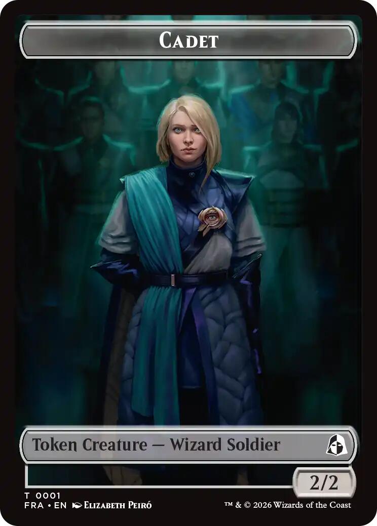 Cadet // Jace Double-Sided Token [Reality Fracture Tokens] | Exor Games Bridgewater