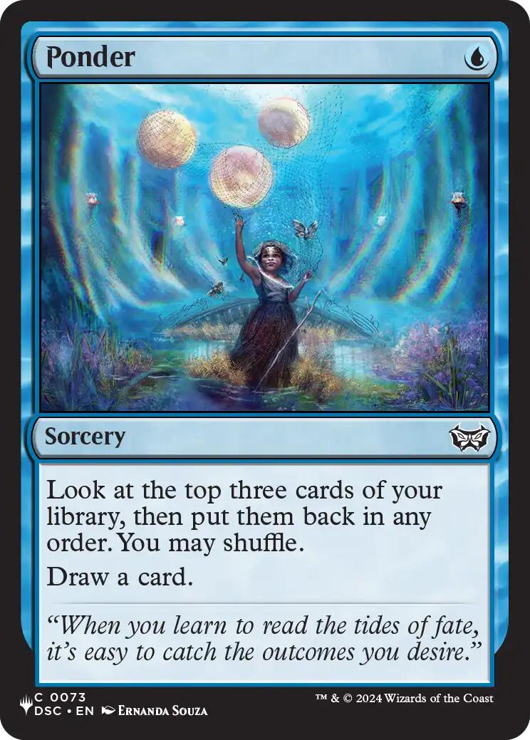Ponder (DSC) [The List] | Exor Games Bridgewater