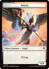 Angel // Myr Double-Sided Token [Reality Fracture Commander Tokens] | Exor Games Bridgewater