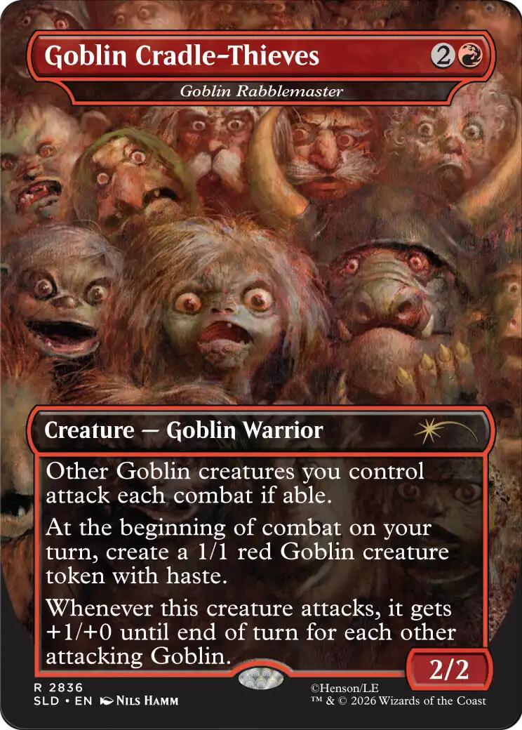 Goblin Cradle-Thieves - Goblin Rabblemaster [Secret Lair Drop Series] | Exor Games Bridgewater