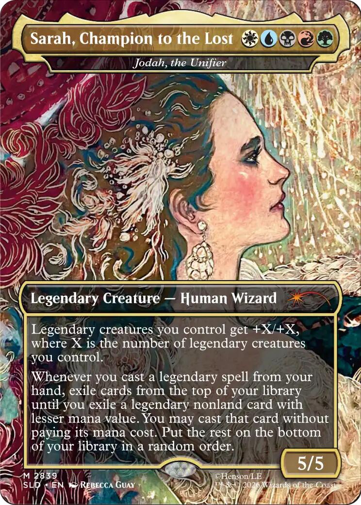 Sarah, Champion to the Lost - Jodah, the Unifier [Secret Lair Drop Series] | Exor Games Bridgewater