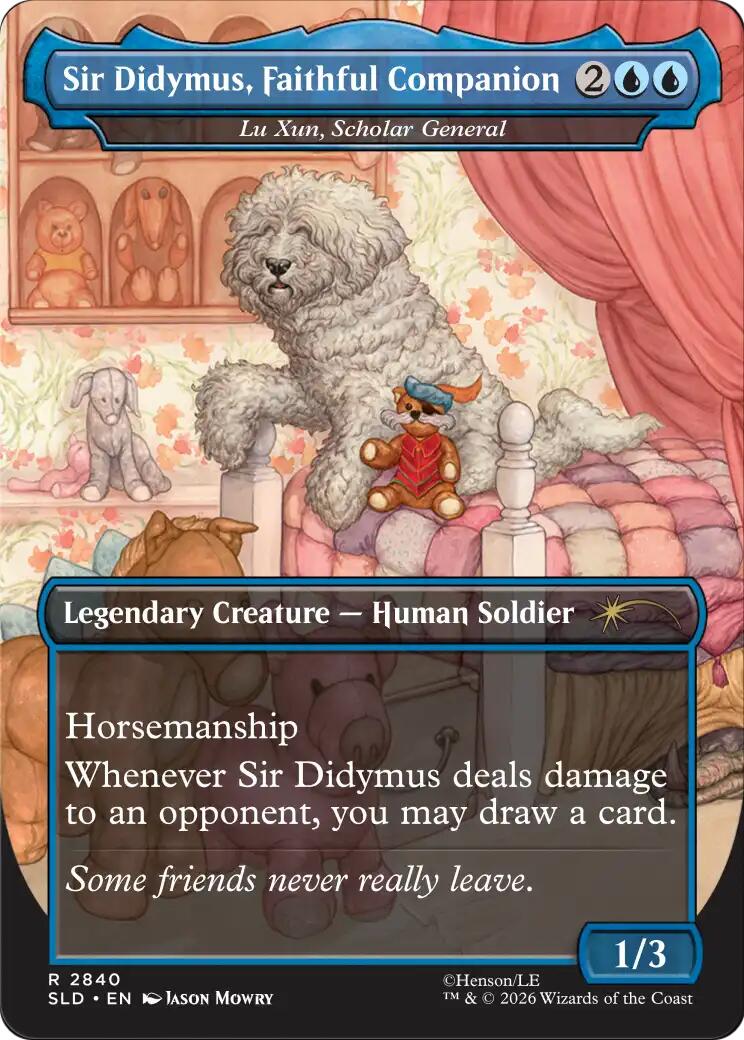 Sir Didymus, Rider of Ambrosius - Lu Xun, Scholar General [Secret Lair Drop Series] | Exor Games Bridgewater