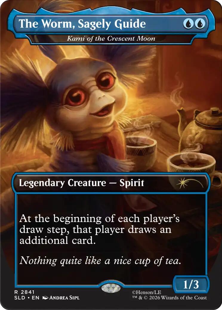 The Worm, Sagely Guide - Kami of the Crescent Moon [Secret Lair Drop Series] | Exor Games Bridgewater