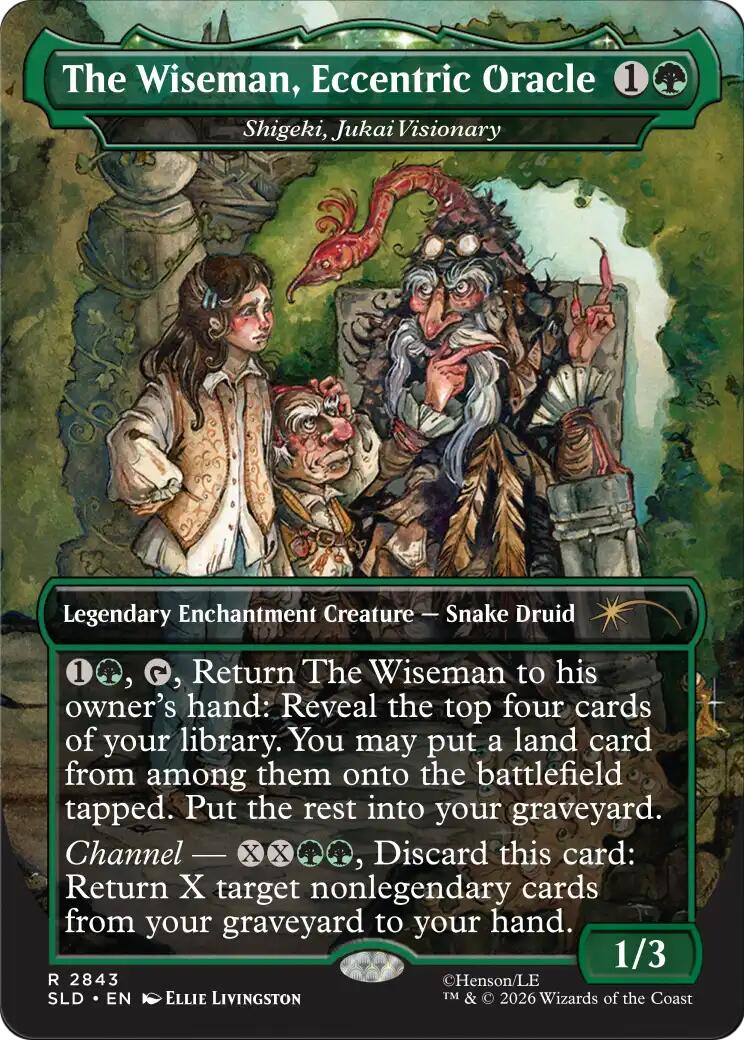 The Wiseman, Eccentric Oracle - Shigeki, Jukai Visionary [Secret Lair Drop Series] | Exor Games Bridgewater