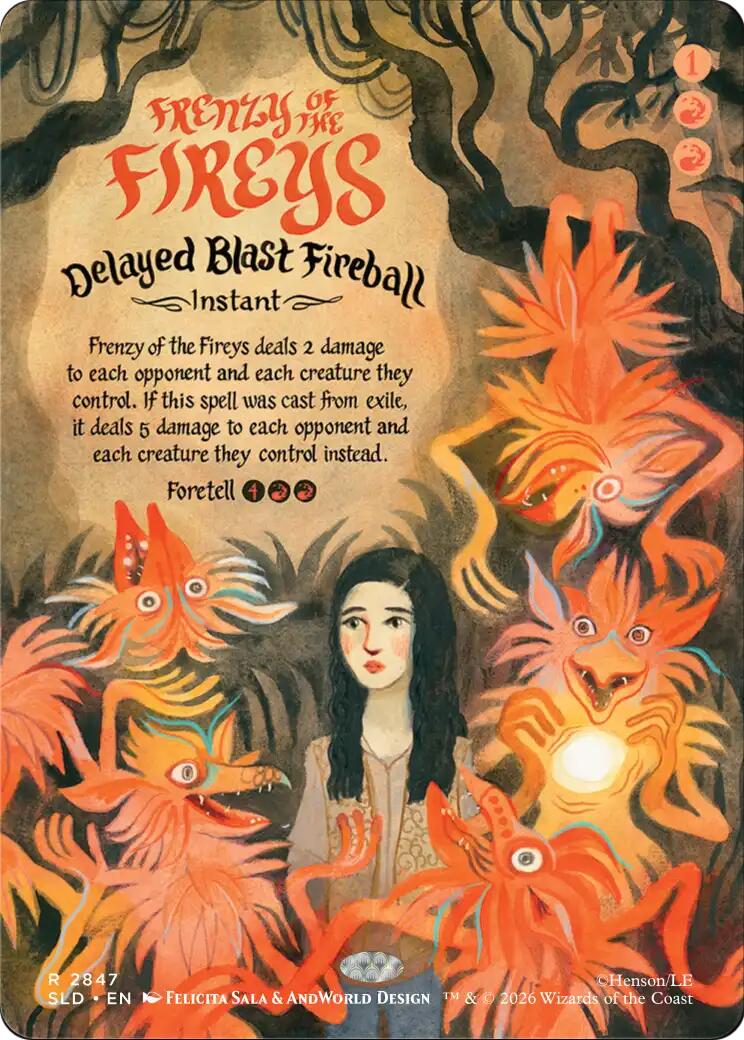 Frenzy of the Fireys - Delayed Blast Fireball [Secret Lair Drop Series] | Exor Games Bridgewater