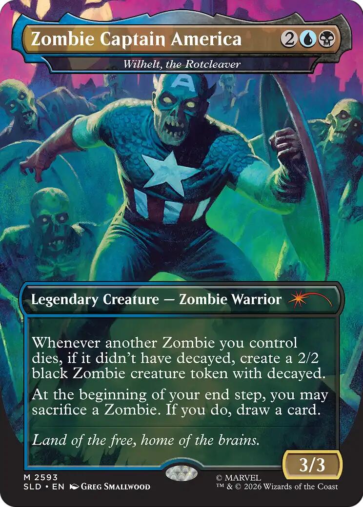 Zombie Captain America - Wilhelt, the Rotcleaver [Secret Lair Drop Series] | Exor Games Bridgewater
