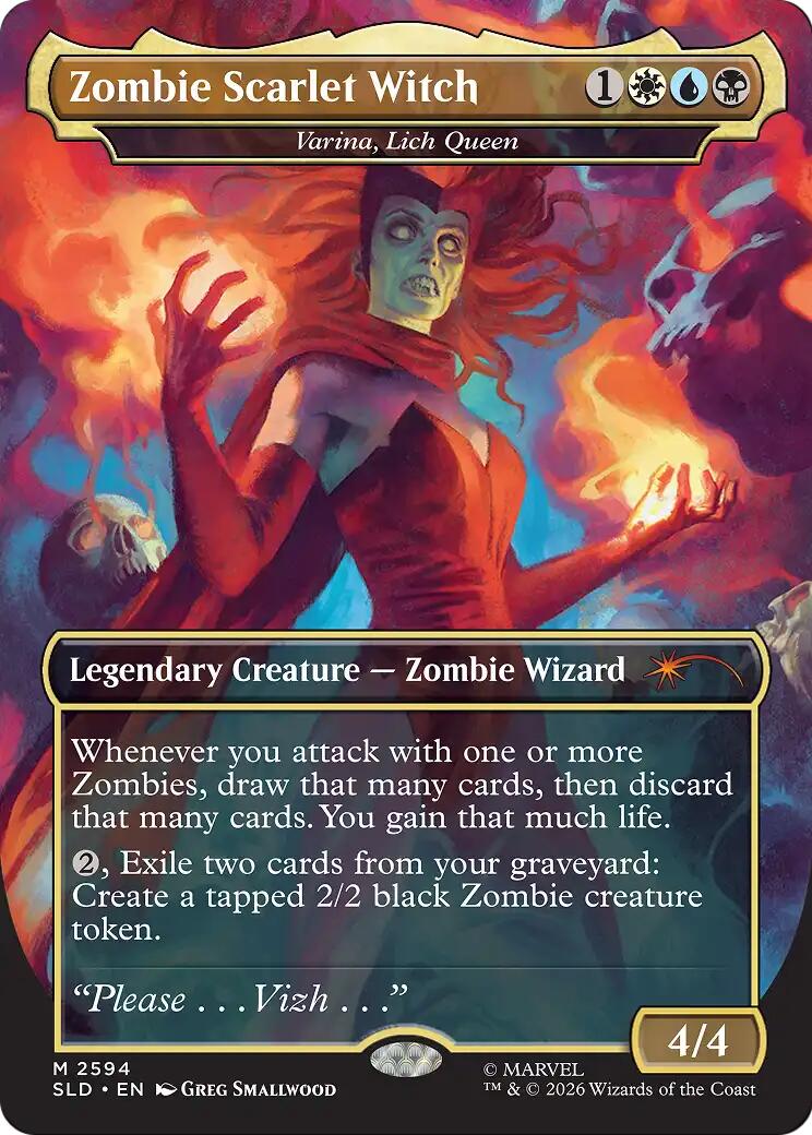 Zombie Scarlet Witch - Varina, Lich Queen [Secret Lair Drop Series] | Exor Games Bridgewater