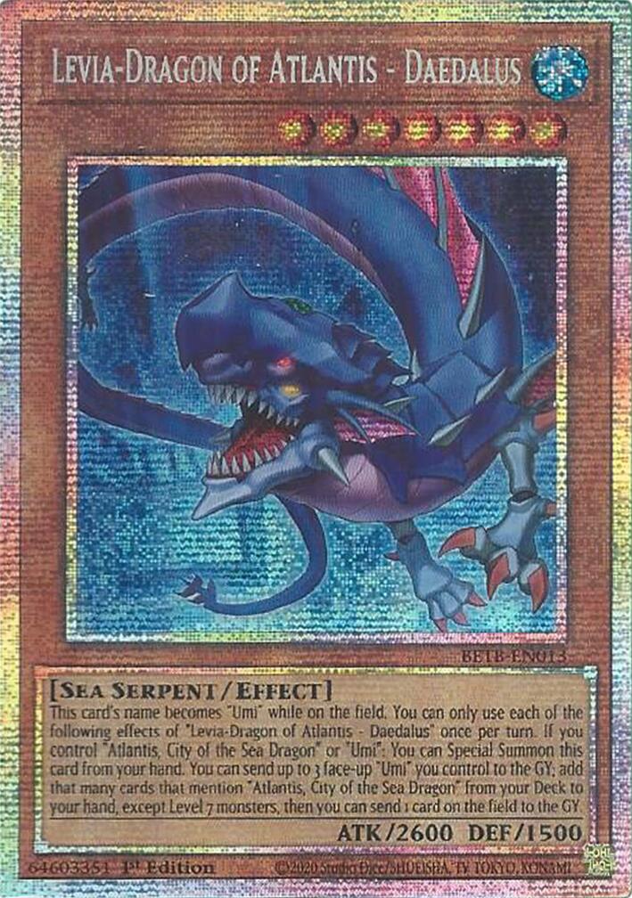 Levia-Dragon of Atlantis - Daedalus (Starlight Rare) [BETB-EN013] Starlight Rare | Exor Games Bridgewater
