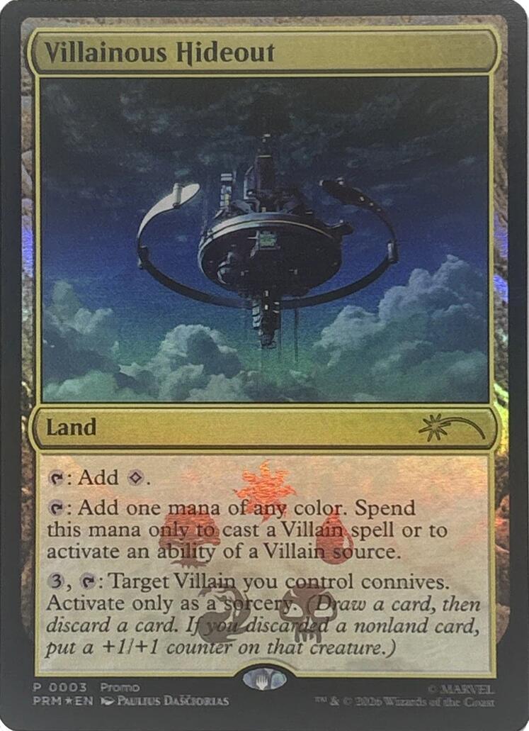Villainous Hideout [Marvel Super Heroes Promos] | Exor Games Bridgewater