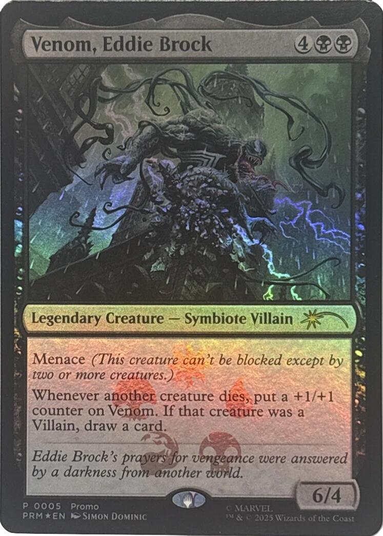Venom, Eddie Brock [Marvel Super Heroes Promos] | Exor Games Bridgewater