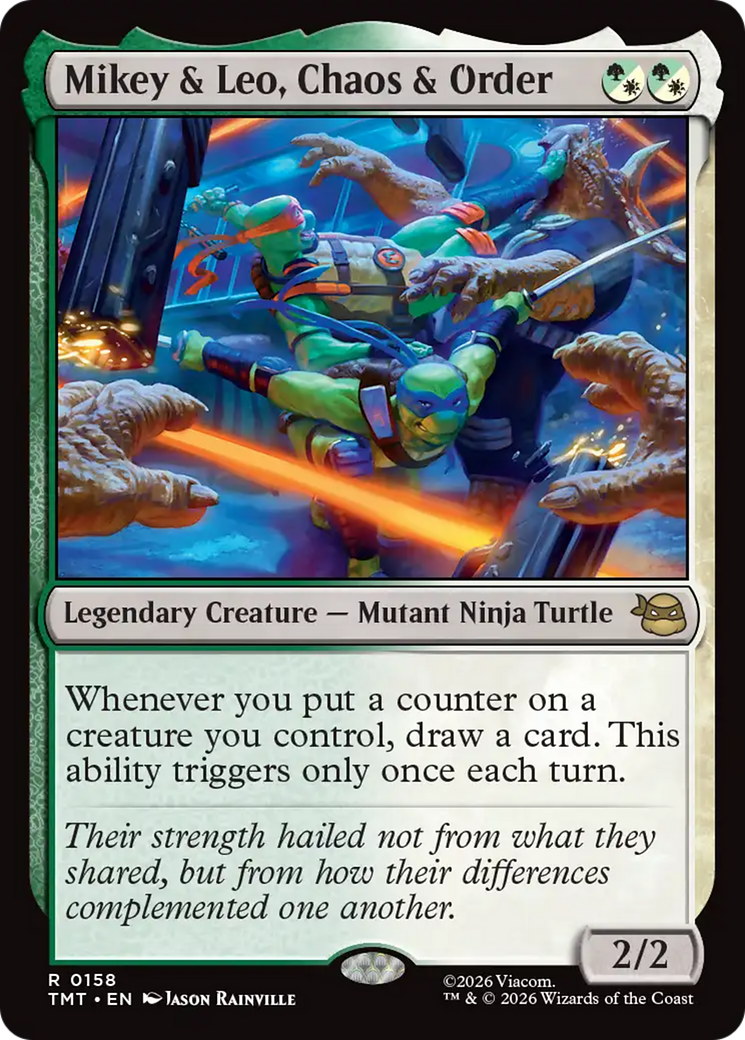Mikey & Leo, Chaos & Order [Teenage Mutant Ninja Turtles] | Exor Games Bridgewater