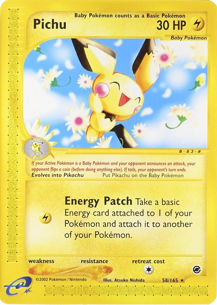 Pichu (58/165) (2002 E3 Promo) [Miscellaneous Cards] | Exor Games Bridgewater