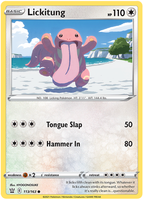 Lickitung (113/163) [Sword & Shield: Battle Styles] | Exor Games Bridgewater