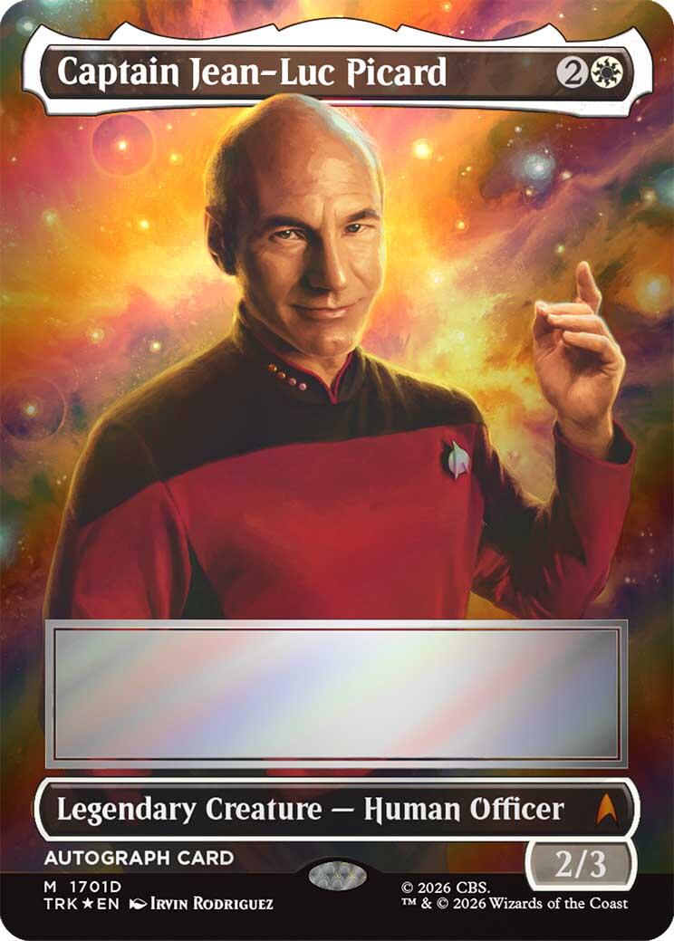 Captain Jean-Luc Picard (Borderless) (Signed) [Star Trek] | Exor Games Bridgewater