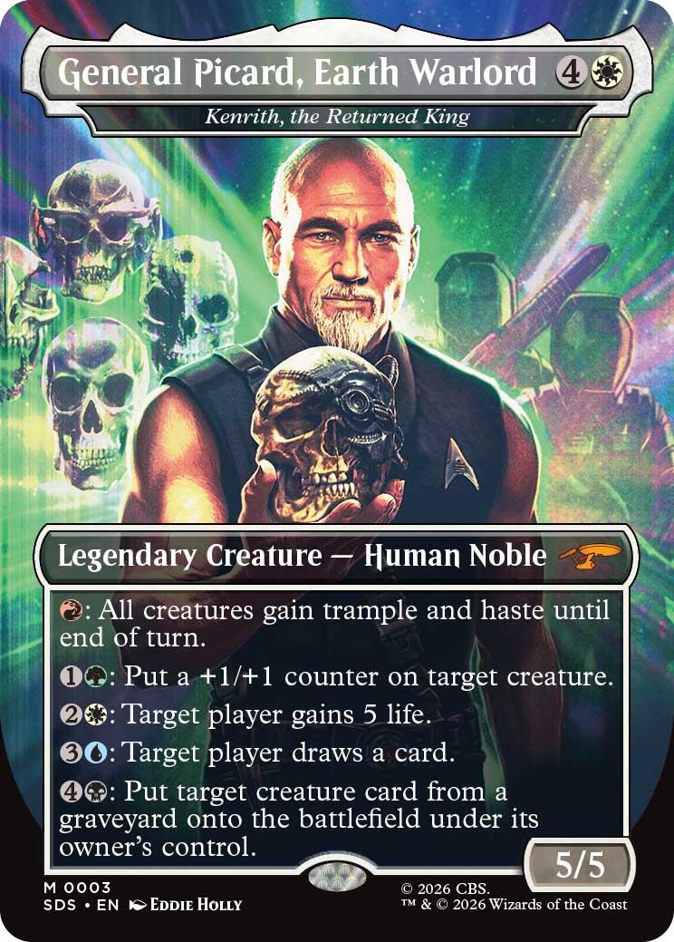 General Picard, Earth Warlord - Kenrith, the Returned King (Borderless) [Star Trek: Stardates] | Exor Games Bridgewater